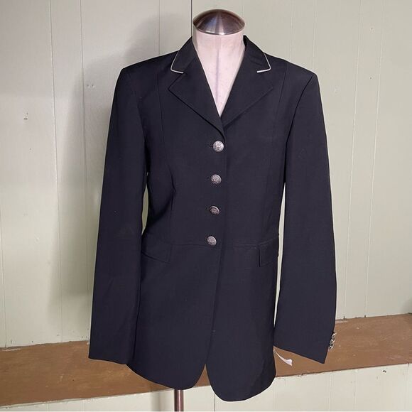 RJ CLASSICS PRESTIGE Frock Show Dressage Equestrian Coat 100% Lightweight Wool 4 - Picture 2 of 11